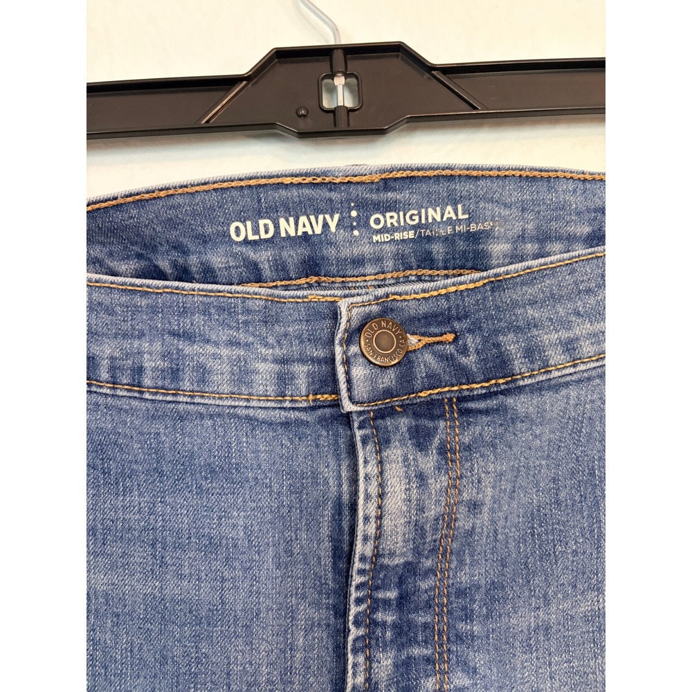 Old Navy Diva Bootcut Jeans 20 Regular Blue Acadia Mid-Rise Stretch Casual - Picture 2 of 14